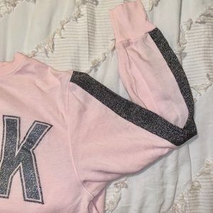 V.S PINK Glitter Crewneck Sweater